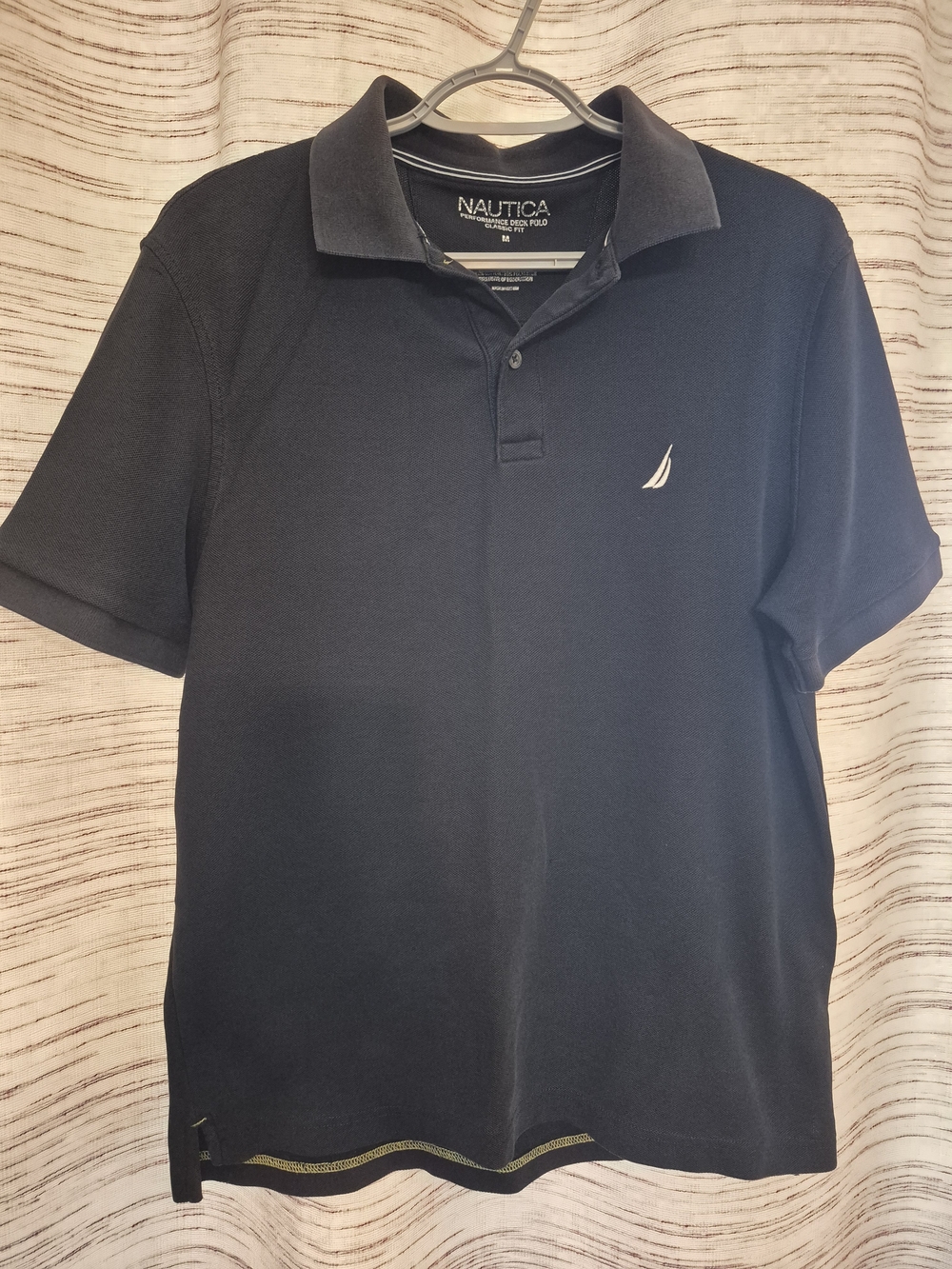 Nautica Men's Classic Polo Shirt in Black Size M